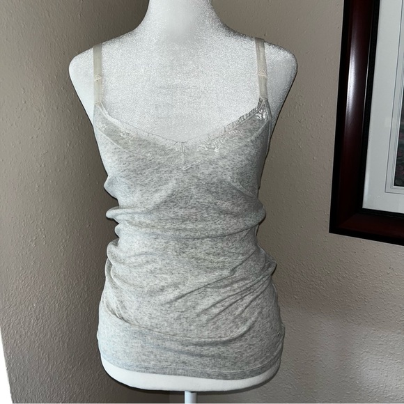 NWT! Abercrombie & Fitch 2000s Lace Trim Cami Tank Top - Picture 1 of 6
